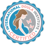 Logo of the International Doula Institute, governing body who certified The Inked Doula in North Texas